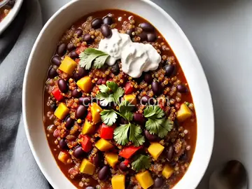 Quinoa and Black Bean Chili