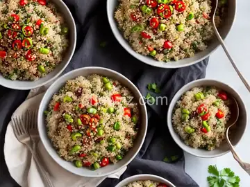 Quinoa and Rice Pilaf