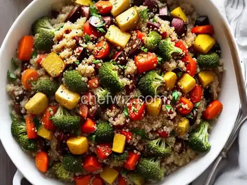 Quinoa with Buttery Roasted Vegetables