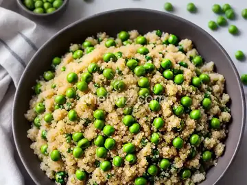 Quinoa with Peas and Parmesan