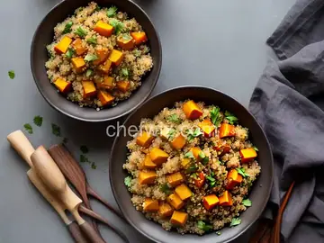 Quinoa with Roasted Butternut Squash