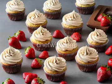 REALLY Real Strawberry Cupcakes