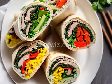 Rainbow Chicken Roll