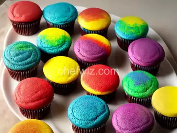 Rainbow Cupcakes