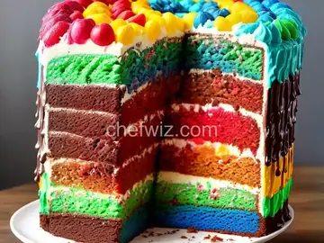 Rainbow Layer Cake
