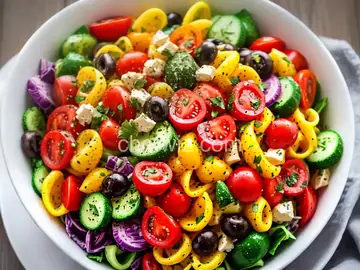 Rainbow Pasta Salad