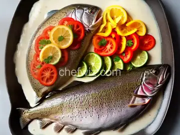 Rainbow Trout with Yogurt Sauce