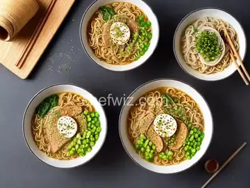 Ramen Noodles With Miso Pesto