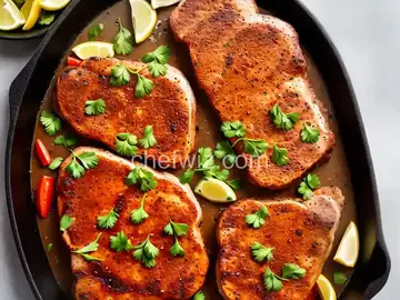 Ranch Pork Chop Sheet Pan Supper