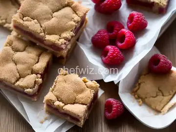 Raspberry Applesauce Squares