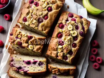 Raspberry Banana Bread