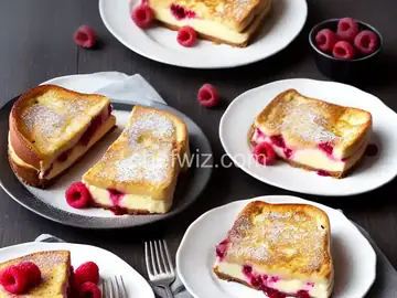 Raspberry Cheesecake Stuffed French Toast