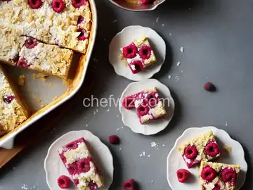Raspberry-Coconut Bars