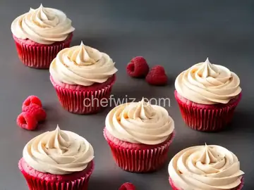 Raspberry Cream Cupcakes