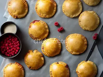 Raspberry Hand Pies with Cinnamon-Orange Glaze