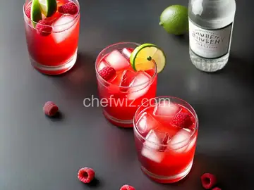Raspberry-Lime Gin and Tonic