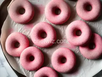 Raspberry Rose-Filled Donuts
