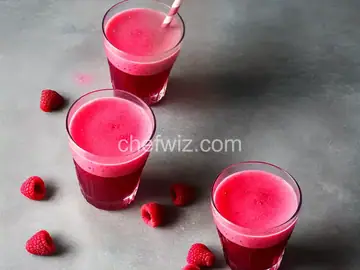 Raspberry Rose Wine Slushie