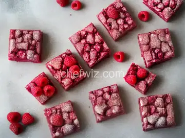 Raspberry Squares for Junior Chefs