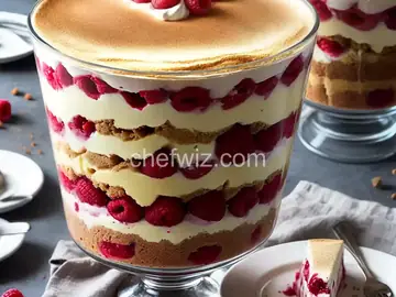 Raspberry Tiramisu Trifle