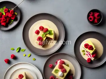 Raspberry and Pistachio Semifreddo