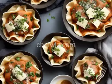 Ravioli with Balsamic Brown Butter