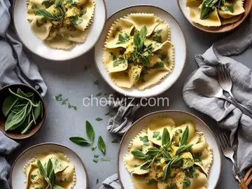 Ravioli with Spicy Sage Butter