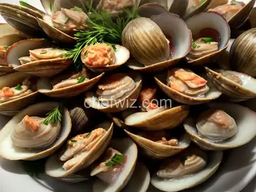 Raw Clams on the Halfshell