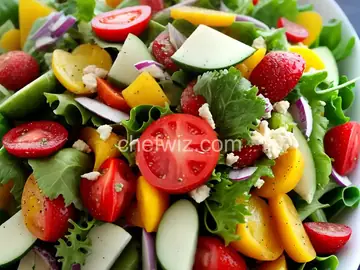 Raw Veggie Picnic Salad