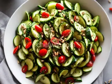 Raw Zucchini Salad