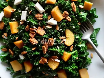 Raw and Crispy Kale Salad With Ginger and Coconut