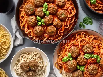 Real Meatballs and Spaghetti