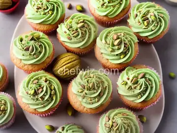 Real Pistachio Cupcakes