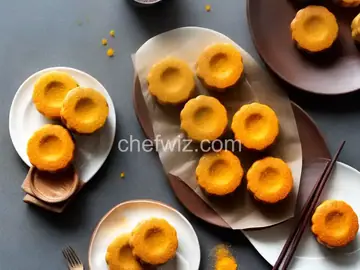Red Bean Mooncakes With Salted Egg Yolk