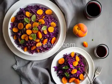 Red Cabbage With Apricots And Balsamic Vinegar