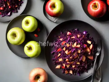 Red Cabbage and Apples