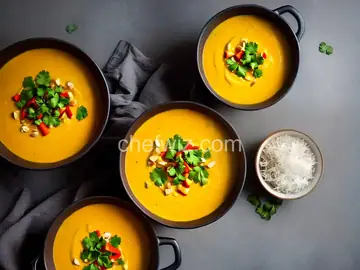 Red Curry Coconut Squash Soup