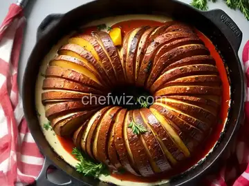 Red Hasselback Potatoes