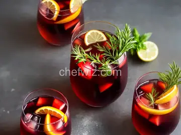 Red Sangria With Herbs and Citrus