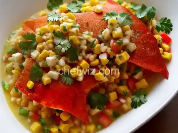 Red Snapper Ceviche with Crushed CornNuts