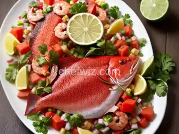 Red Snapper, Shrimp, and Watermelon Ceviche