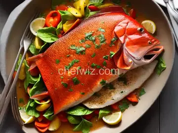 Red Snapper with Athenian Sauce