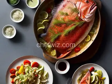 Red Snapper with Fennel and Garlic