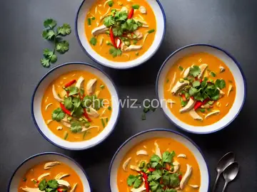 Red Thai Curry Chicken Soup