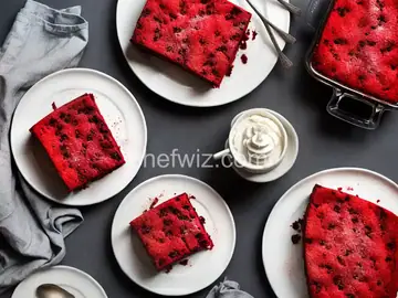 Red Velvet Bread Pudding