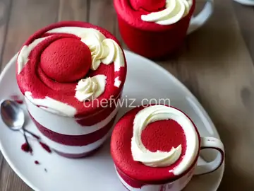 Red Velvet Mug Cakes
