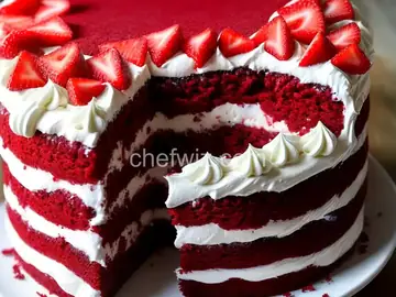 Red Velvet Poke Cake