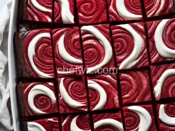 Red Velvet Swirl Brownies