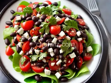Red, White and Black Bean Salad