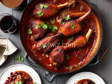 Red Wine–Braised Turkey Legs Recipe